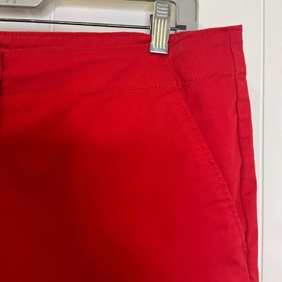 Nautica Women’s Size Large 12 Bermuda Style Cotton Shorts Stretch - Picture 3 of 10